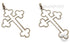 Pave Diamond Cross Pendant, (DP-1119)